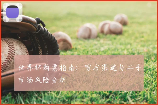 世界杯购票指南：官方渠道与二手市场风险分析