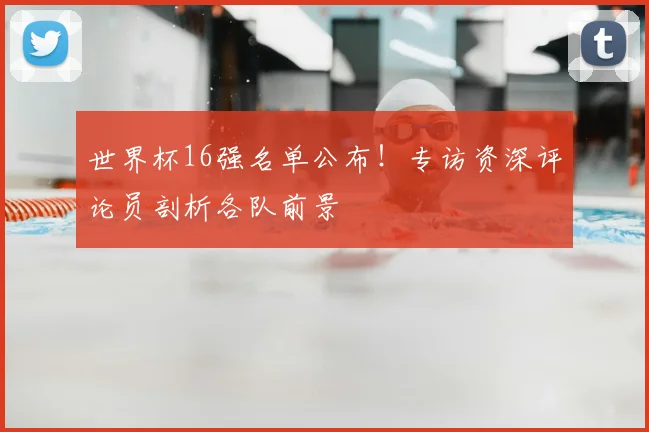 世界杯16强名单公布！专访资深评论员剖析各队前景